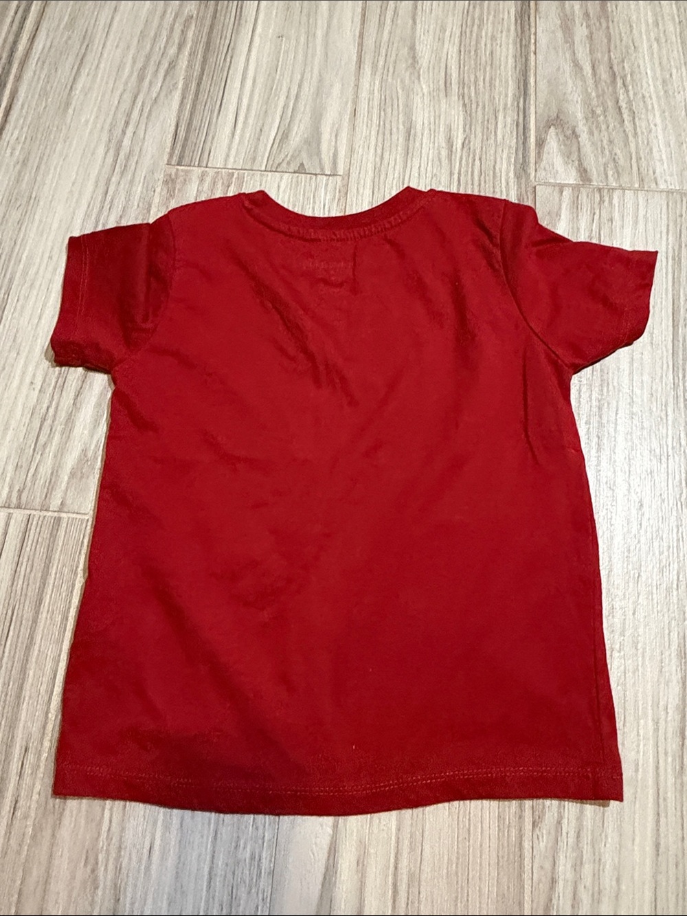 True Religion Red Kids Logo Tee with Yellow Outline - Picture 6 of 7